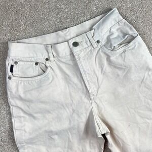 Vintage 90s Ralph Ralph Lauren‎ RRL Women's Beige High Rise Flare Leg Jeans